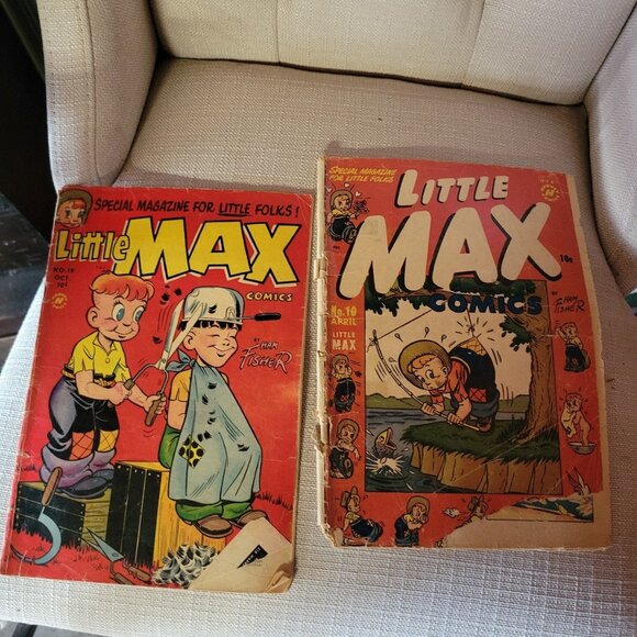 Harvey Comics~Little Max #10 (1951), Special Magazine For Little Folks" & #19 - Picture 1 of 10